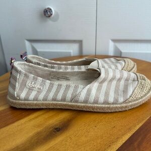 Sugar Evermore striped espadrille size 6